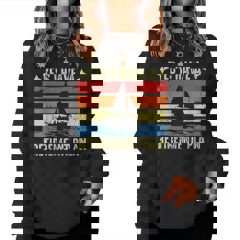 Voile Pour Hommes S Plan De Retraite Bateauoilier Sweat-shirt pour femme - Cadeauxyz