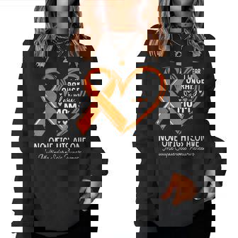 I Wear Orange For My Mom Multiple Sclerosis Ms Awareness Women Sweatshirt - Thegiftio