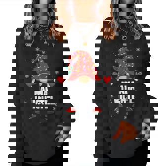 Weihnachten Mama Wichtel Gnom Weihnachtswichtel Sweatshirt Frauen - Seseable
