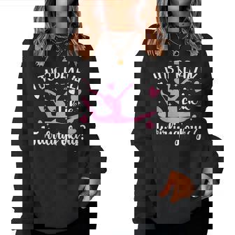 かわいい女の子向けトワラー バトントワリング レディーススウェットシャツ - Kawaiitshirt