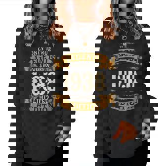 ヴィンテージ 1938 ギフト 男性 女性 長寿祝い 1938年生まれ 米寿祝い ユニークな誕生日プレゼント レディーススウェットシャツ - Kawaiitshirt