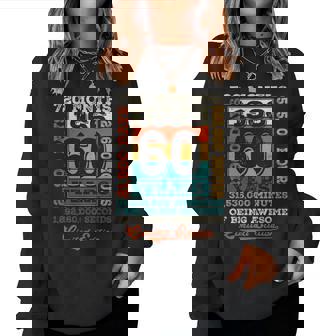 ヴィンテージ 1966 ギフト 男性 女性 長寿祝い 1966年生まれ 還暦祝い ユニークな誕生日プレゼント 長袖tシャツ レディーススウェットシャツ - Kawaiitshirt