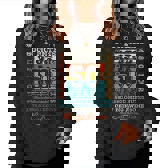 ヴィンテージ 1976 ギフト 男性 女性 長寿祝い 1976年生まれ 五十路祝い ユニークな誕生日プレゼント レディーススウェットシャツ - Kawaiitshirt