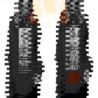 変態 触手 ラブ アニメ 女の子 和袖 Waifu レディーススウェットシャツ - Kawaiitshirt