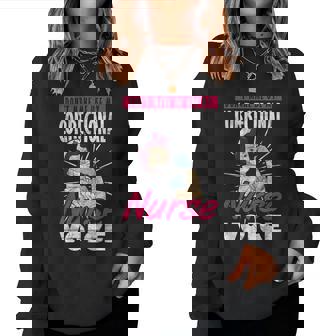 矯正看護師 刑務所看護 Use My Correctional Nurseoice レディーススウェットシャツ - Kawaiitshirt