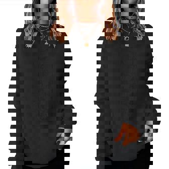 花園の女 ミュシャ アールデコ 線画 レディーススウェットシャツ - Kawaiitshirt