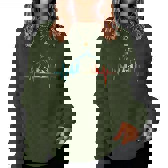 Christmas Nativity Heartbeat Birth Of Christ Christian Women Sweatshirt - Thegiftio