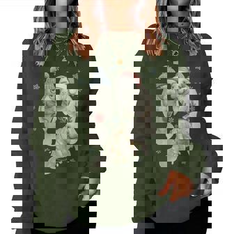 Mana Christmas Mana Santa Reindeer Lights Women Women Sweatshirt | Seseable FR