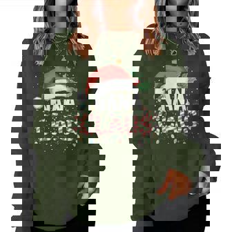 Nana Claus Santa Christmas Matching Grandmother Family Women Sweatshirt - Thegiftio