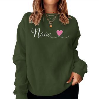 Nana For Grandma Grandmother Christmas Women Sweatshirt - Thegiftio UK