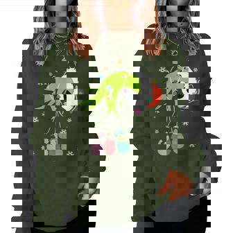 Nicu Labor Delivery Nurse Santa Christmas Xmas Pajamas Women Sweatshirt | Seseable CA