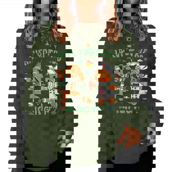 Retro Nurse Christmas Gingerbread Have You Tried Icing It Women Sweatshirt | Seseable UK