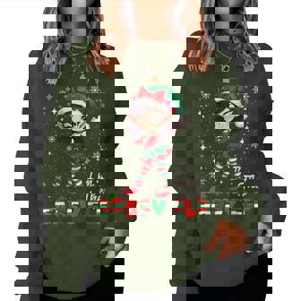 Im The Sassy Elf Cute Snowflake Christmas Xmas Girl Women Women Sweatshirt | Seseable FR