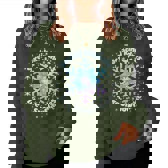 Spread Kindness Like Snowflakes Christmas Teacher Unity Day Women Sweatshirt - Monsterry