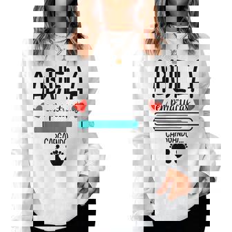 Abuela En Prácticas Primerizo Anuncio Embarazo Abuelas Sudadera Mujer - Regaloses