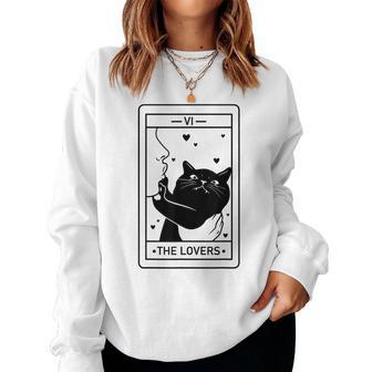 Amantes De Las Cartas Del Tarot Divertido Gato Mamá Día De La Madre Es Niñas Sudadera Mujer - Regaloses
