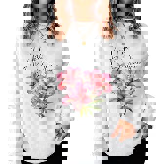 Azalea Whisperer Flower Garden Floral Bed Spring Shop Pink Women Sweatshirt - Thegiftio