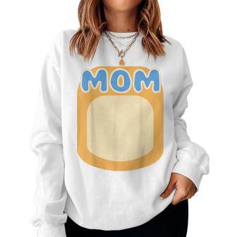 Blue Dog Mom Family Matching Mum Heeler Halloween Costume Women Sweatshirt - Thegiftio UK