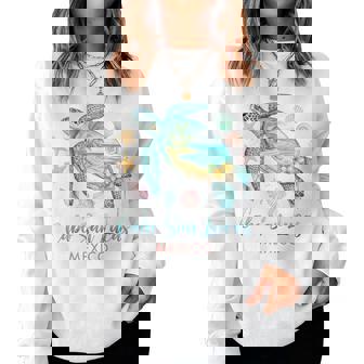 Cabo San Lucas Mexico Sea Turtle Beach Tropical Ocean Travel Women Sweatshirt | Seseable UK