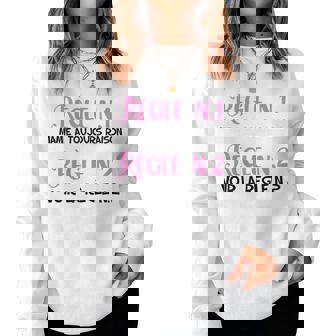 Cadeau Meilleure Mamie Humour Maman Mamie A Toujours Raison Sweat-shirt pour femme - Cadeauxyz