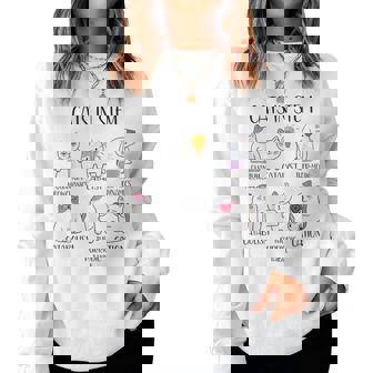 Cats In Stem Cats Science Teacher Cation Catabolism Women Sweatshirt - Monsterry