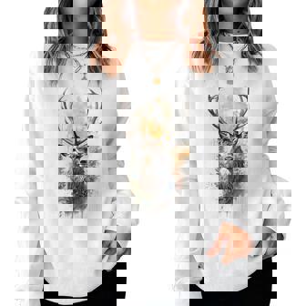 Chemise Cerf Pour Cerf Pour Filles Chemise Cerf Pour Enfants Sweat-shirt pour femme - Cadeauxyz