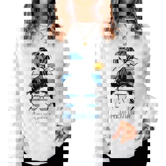 Chica Argentina Chica Argentina Chica Argentina Cuello Sudadera Mujer - Regaloses