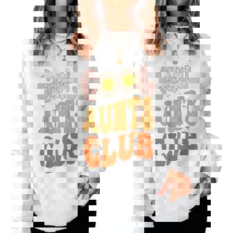 Cool Aunt Club En La Parte Trasera Official Cool Aunt Club Para Tías Sudadera Mujer - Regaloses