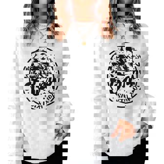 Cute Camp Sixth Grade Squad Camper Teacher Camping Lovers Women Sweatshirt | Mazezy