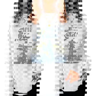 Cute Christian Cowgirl Live Like Jesus Western Faith Boho Women Sweatshirt | Mazezy