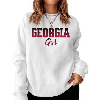 Cute Georgia Girl For And Girls Who Love Georgia Women Sweatshirt | Seseable FR