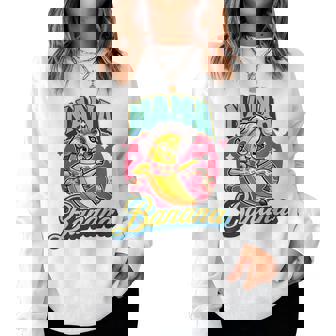 Cute Nana Banana For A Cool Fun Loving Grandma Women Sweatshirt - Thegiftio