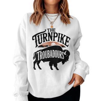 Distressed Country Music Vintage Turnpike Women Women Sweatshirt - Seseable