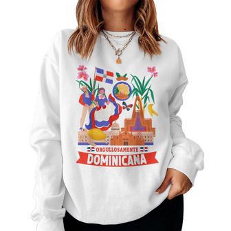 Dominican Republic Flag Idea For Republica Dominicana Women Sweatshirt | Mazezy