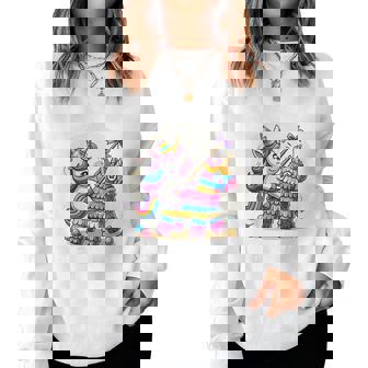 Enfant Je Peux Pas J'ai 10 Ans Anniversaire Licorne Fille Pinata Sweat-shirt pour femme - Cadeauxyz