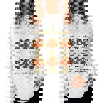 Fall Cna Turkey Pain Scale Er Thanksgiving Nurse Humor Women Sweatshirt | Mazezy