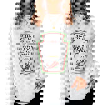 Halloween 2025 Red Spicy Slap Ya Mama Diy Women Sweatshirt - Thegiftio