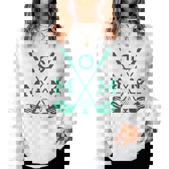 Par Mom Golf Matching Golfing Quote Party Pocket Women Sweatshirt | Seseable FR