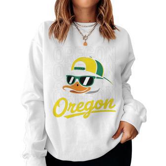 Retro Cool Oregon Classic Apparel For Women Women Sweatshirt - Thegiftio UK