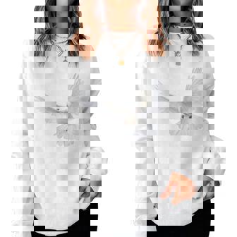 Hermosailueta De Foto De Paloma Blanca Pacíficaoladora Cuello Sudadera Mujer - Regaloses