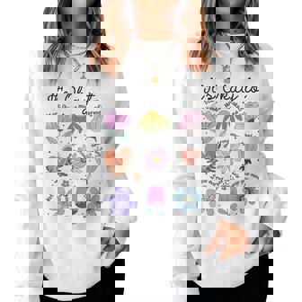 Il Est Normal De Recommencer Avec Un Message Positif Sweat-shirt pour femme - Cadeauxyz