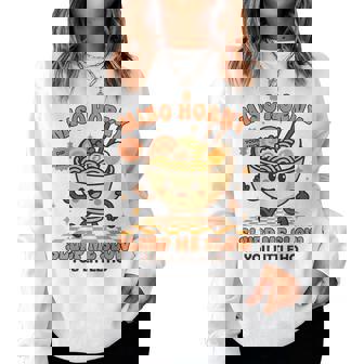 Inappropriate Food Miso Horny Humor Embarrassing Women Women Sweatshirt | Seseable CA