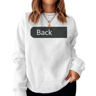 Instructor Printed On Back Only Work Office Teacher Women Sweatshirt - Thegiftio UK