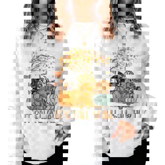 It’S Fall Y’All Autumn Dachshund Pumpkins Fall Girls Women Sweatshirt - Monsterry