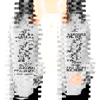 Just A Feral Mama Raising Feral Children Wild Mom Women Sweatshirt - Monsterry