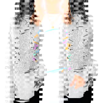 Just A Girl Who Loves Music And Theater Women Sweatshirt - Monsterry