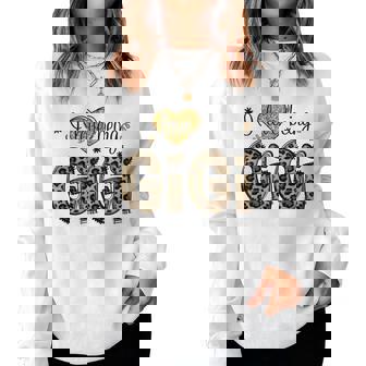 I Love Being Gigi Leopard Women Sweatshirt | Mazezy