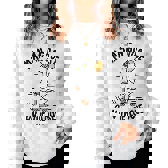 Mama Goose On The Loose Birthday Matching Family Women Sweatshirt - Monsterry