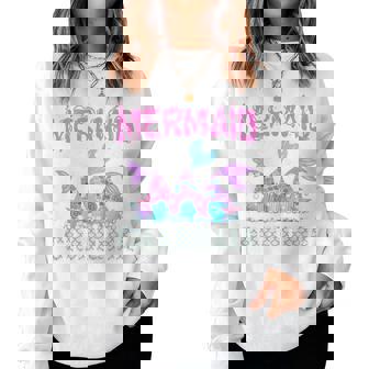 Mermaid Birthday Outfit Mermaid Party Mermaid Grandma Women Sweatshirt | Seseable UK