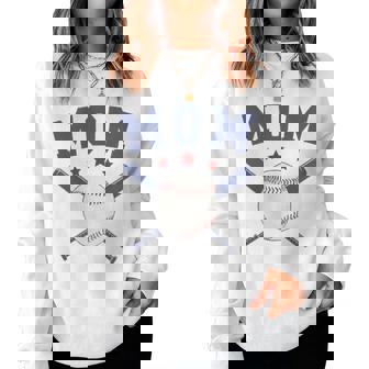 Mom Of Rookie 1St Birthday Baseball Boy Family Matching Women Sweatshirt | Seseable UK